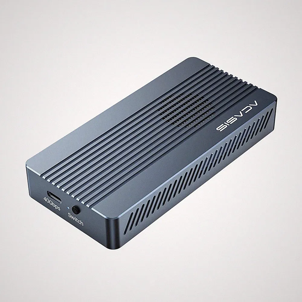 ACASIS 40Gbps M.2 NVME PCIe SSD Enclosure Built-in Fan for Thunderbolt 3/4 USB-C