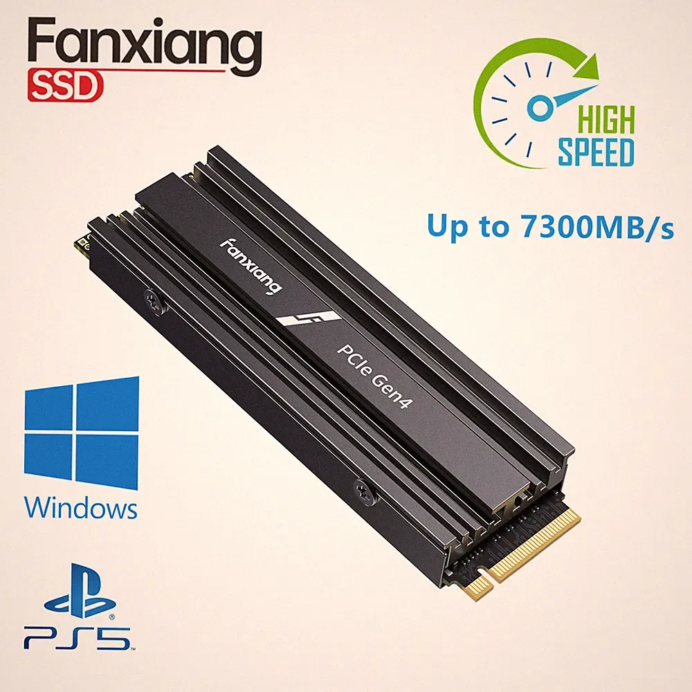 fanxiang s660 4tb ps5 ssd pcie 4.0 nvme m.2 2280 internal hard drive