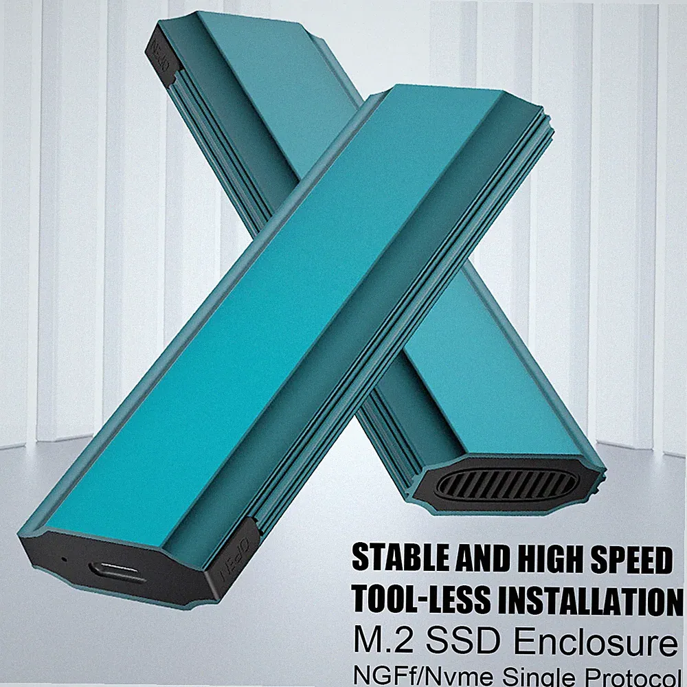 M.2 NGFF NVME SSD Hard-Disk Case Enclosure to USB 3.1 GEN2 External Case BEST