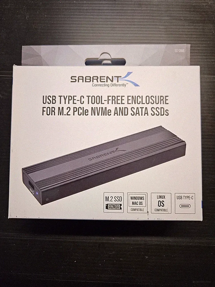 NEW SABRENT USB Type C Enclosure For M.2 PCIe NVMe And SATA SSD EC-SNVE