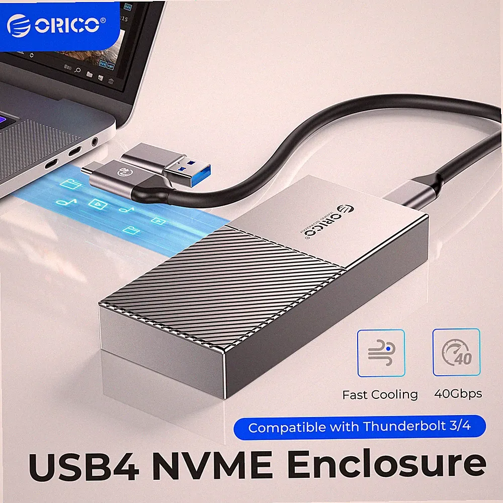 m.2 ssd pcie nvme gen 4 external hard drive enclosure thunderbolt 4