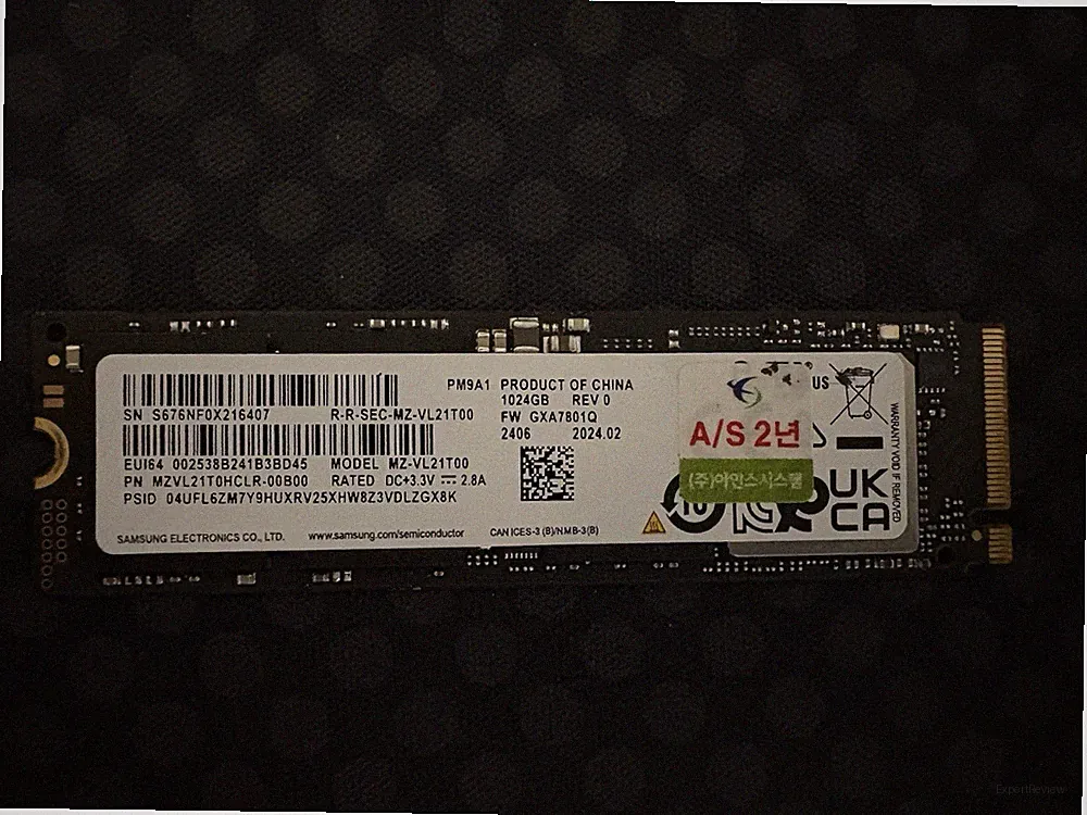Samsung PM9A1 1TB PCIe 4.0 Gen 4 M.2 SSD - Equivalent To 980 Pro - Storage Drive