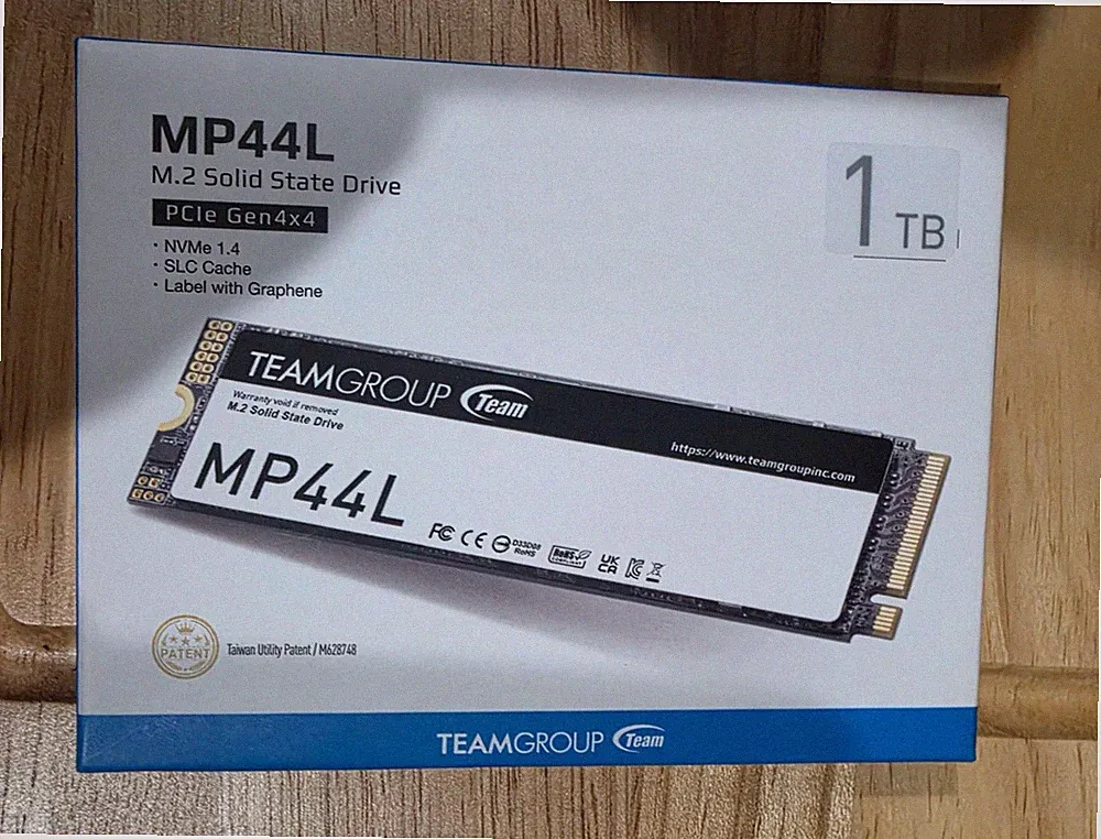 Team Group MP44L M.2 2280 1TB PCIe 4.0 x4 with NVMe Laptop & Desktop & NUC & NAS