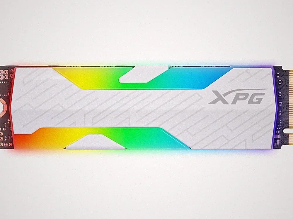 XPG SPECTRIX S65G 1TB Gen4 NVMe SSD with RGB Heatsink Up to 6,000 MB/s, PCIe 4